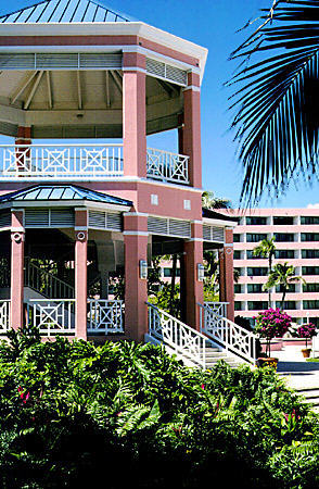 Gazebo at Radisson Resort on Cable Beach. The Bahamas.