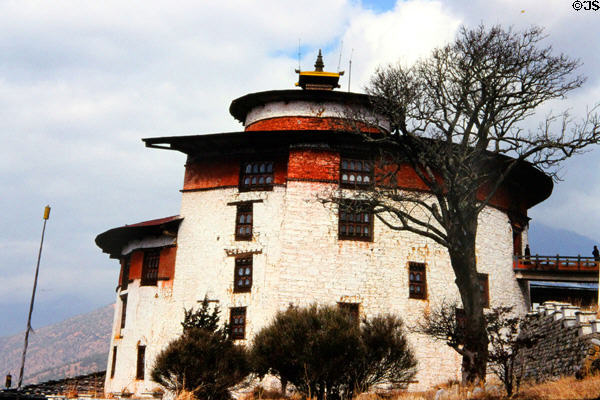 National museum which once served as a fort protecting Paro. Bhutan.