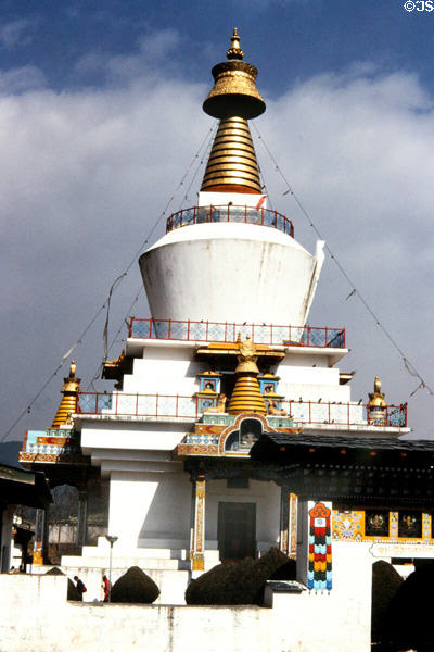 Memorial chorten (1972) in Thimpu. Bhutan.