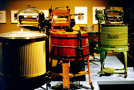 Pioneer washing machines at Glenbow Museum. Calgary, AB.