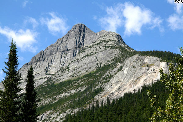 Mountain peak in Glacier National Park. BC.