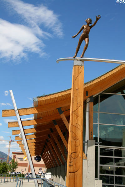 Concept to Creation (2002) sculpture by Philip Bews & Diane Gorvin & Rotary Centre for the Arts. Kelowna, BC.