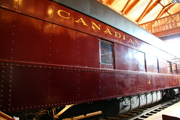 CPR Business Car #4 (c1930) at Revelstoke Railway Museum. Revelstoke, BC.