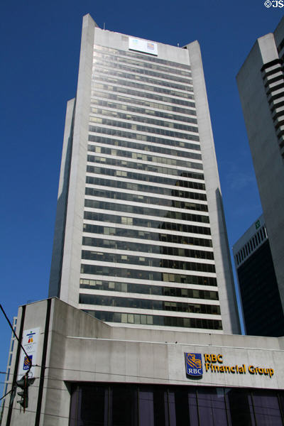 Royal Centre (1973) (37 floors) (1055 West Georgia St.). Vancouver, BC. Architect: CEI Architecture + Dirassar, James, Jorgenson & Davis.