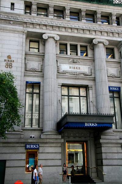 Henry Birks & Sons (c1908) (698 West Hastings St.). Vancouver, BC.