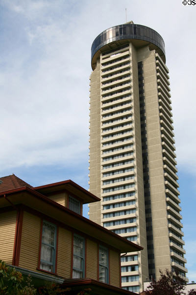Empire Landmark Hotel (1973) (40 floors) (1400 Robson St.). Vancouver, BC. Architect: Lort & Lort.