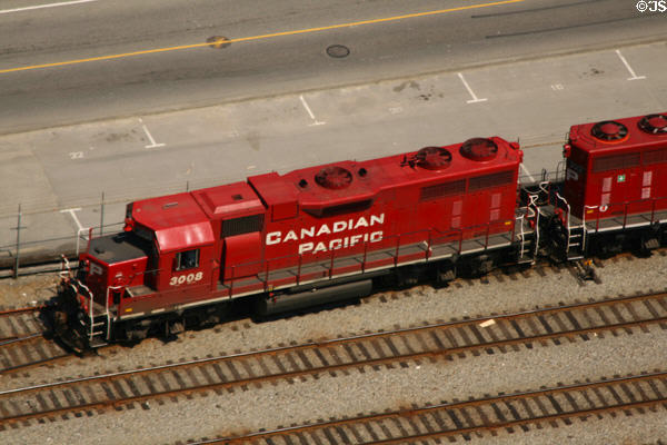 Canadian Pacific locomotives. Vancouver, BC.