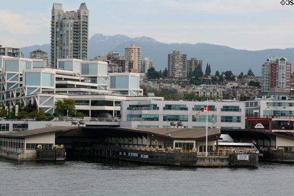 Lonsdale Quay where Seabus commuter ferry docks. Vancouver, BC.