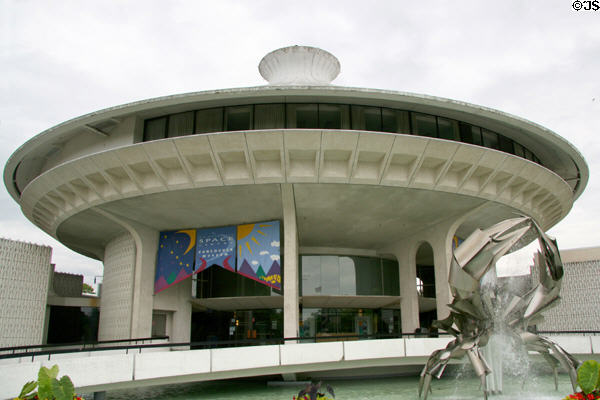 HR MacMillan Space Centre & Vancouver Museum (1968) (Vanier Park on False Creek). Vancouver, BC. Architect: Gerald Hamilton.