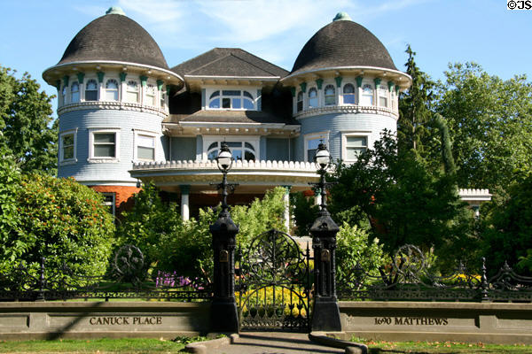William Lamont Tait House (Glen Brae) (1911) (1690 Matthews Ave.). Vancouver, BC. Architect: Parr & Fee.
