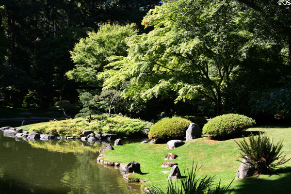 Botanical Garden (Nitobe Memorial Garden) at University of British Columbia (UBC). Vancouver, BC.