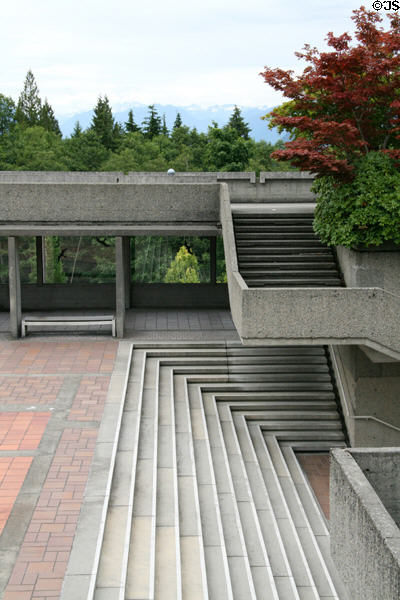 Terracing at Simon Fraser University. Vancouver, BC.
