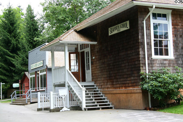 Seaforth school (1922) at Burnaby Village Museum. Burnaby, BC.