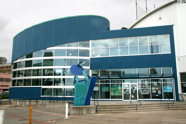 Promotional pavilion at Westminster Quay Public Market. New Westminster, BC.