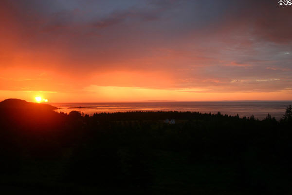Sunrise over Bay of Fundy. NB.