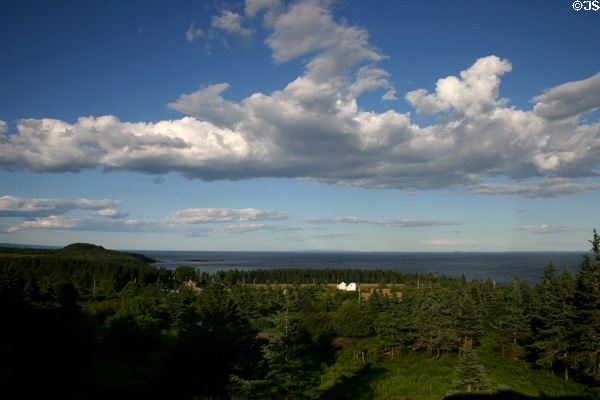 Cumulus clouds over Bay of Fundy. NB.