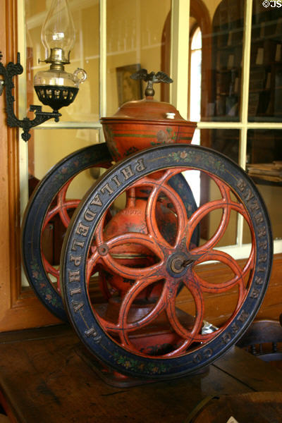 Coffee grinder at Barbours General Store museum. Saint John, NB.