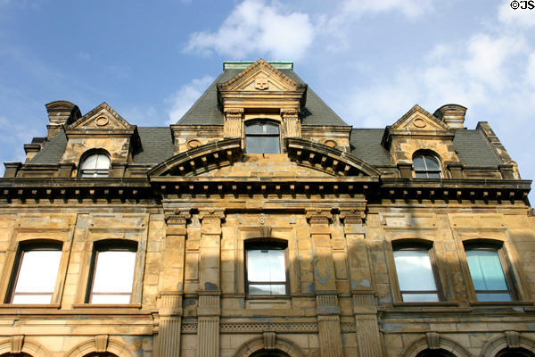 Facade of Old City Hall. Saint John, NB.