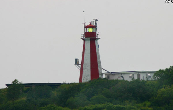 Lighthouse guards entrance to Saint John Harbor. Saint John, NB.