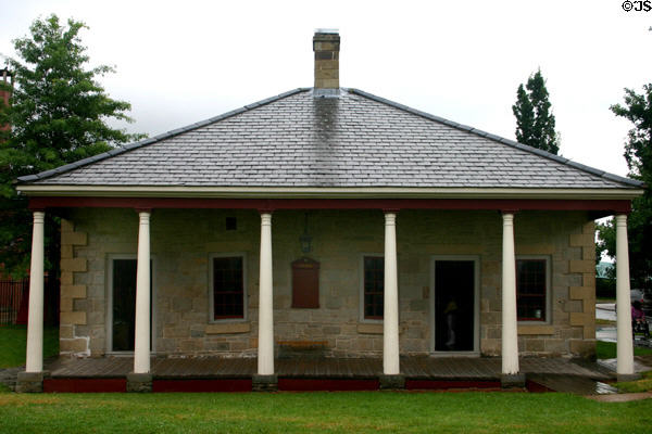 Guard House (1828) of Fredericton Military Compound. Fredericton, NB.