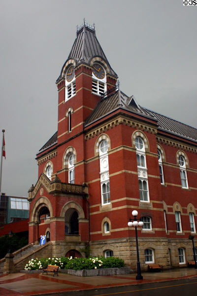 Fredericton City Hall. Fredericton, NB. Style: Victorian Romanesque.