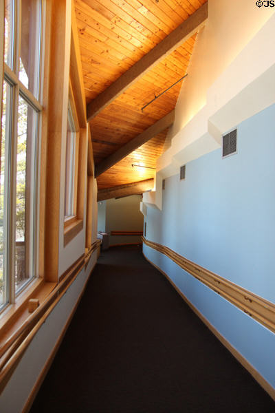 Walkway ramp at McMichael Gallery. Kleinburg, ON.