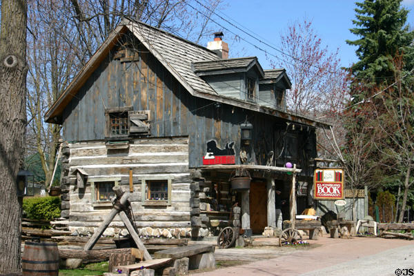 Log building now a shop in village. Kleinburg, ON.