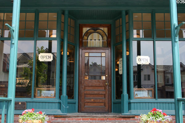 Portal of former Kleinburg General Store & Post Office (c1901). Kleinburg, ON.