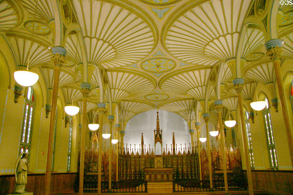 Rideau Convent chapel (1887) in National Gallery of Canada. Ottawa, ON. Architect: Canon Georges Bouillon.
