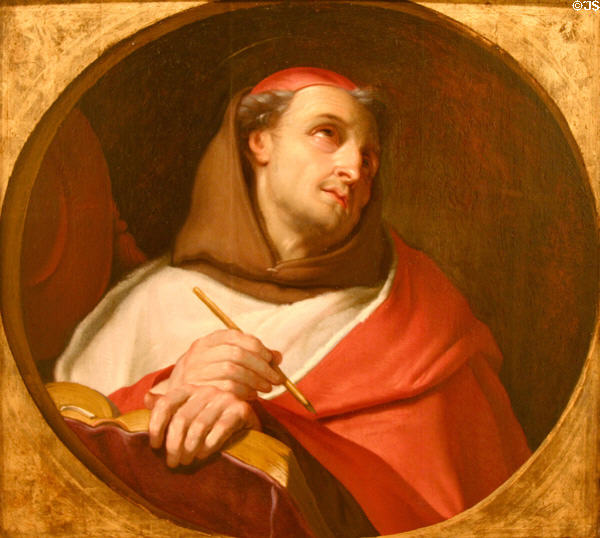 St Bonaventure (c1655) by Claude François [aka Frère Luc] at National Gallery of Canada. Ottawa, ON.