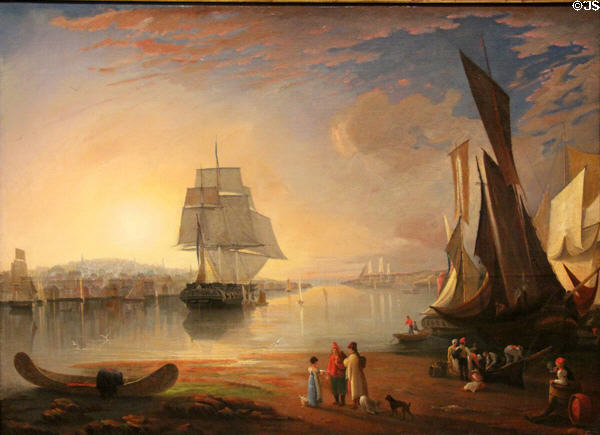 Port of Halifax (c1835) National Gallery of Canada. Ottawa, ON.
