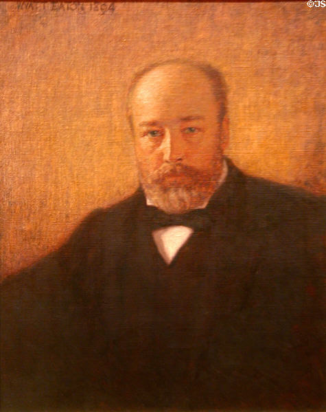 Portrait of Sir William van Horne (1894) by Wyatt Eaton at National Gallery of Canada. Ottawa, ON.
