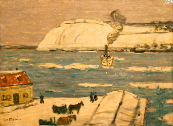 The Quebec City Ferry (1907) by James Wilson Morrice at National Gallery of Canada. Ottawa, ON.