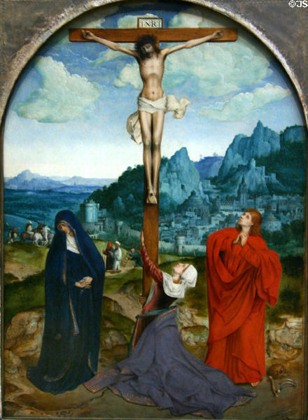Crucifixion (c1520) by Quentin Massys at National Gallery of Canada. Ottawa, ON.