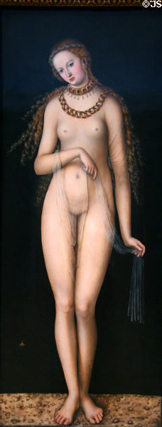 Venus (c1518) by Lucas Cranach the Elder at National Gallery of Canada. Ottawa, ON.