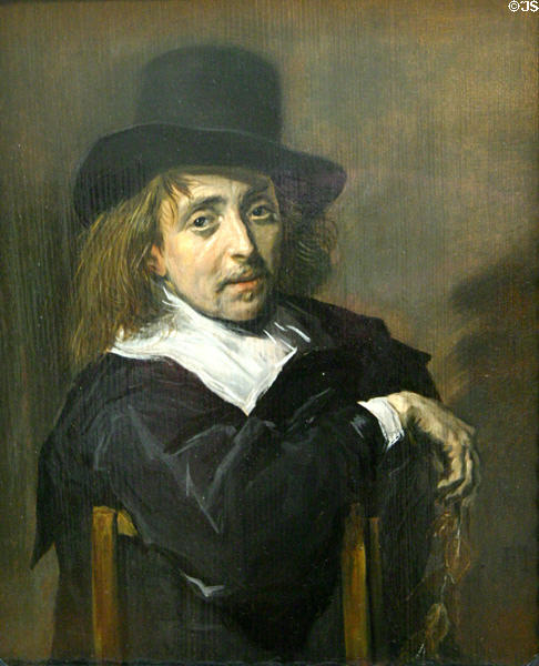 Portrait of Seated Man (c1645) by Frans Hals at National Gallery of Canada. Ottawa, ON.