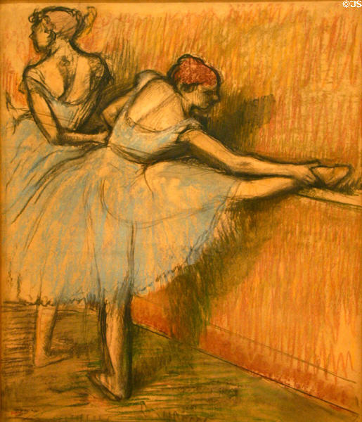 Dancers at the Bar (c1900) by Edgar Degas at National Gallery of Canada. Ottawa, ON.