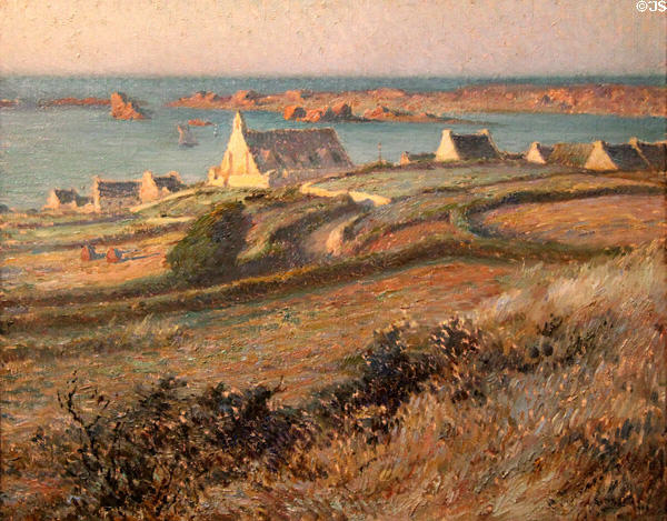 Port-Blanc in Brittany painting (1906) by Marc-Aurèle de Foy Suzor-Coté at National Gallery of Canada. Ottawa, ON.