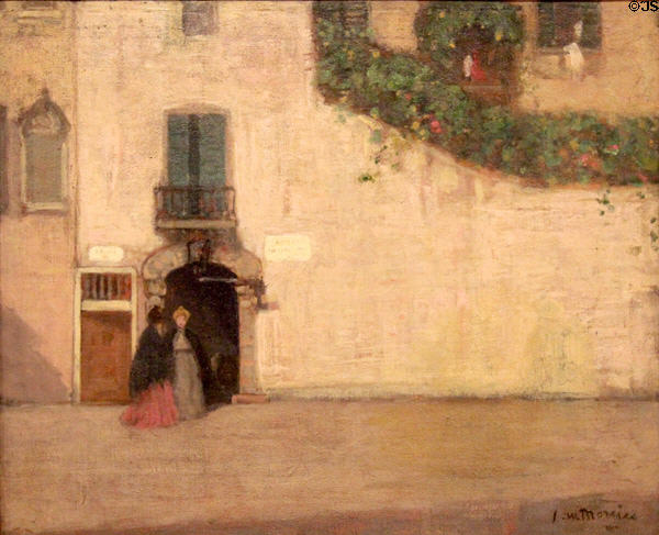 Campo San Giovanni Nuovo, Venice painting (c1901-2) by James Wilson Morrice at National Gallery of Canada. Ottawa, ON.