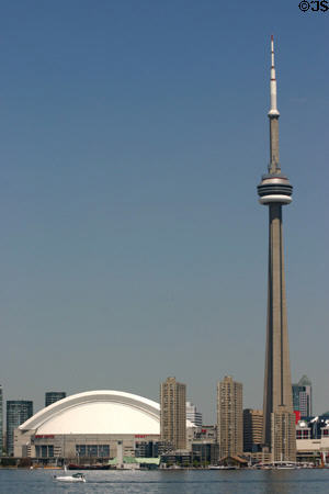 CN Tower & Skydome. Toronto, ON.