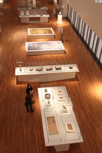 Overview of gallery at Aga Khan Museum. Toronto, ON.