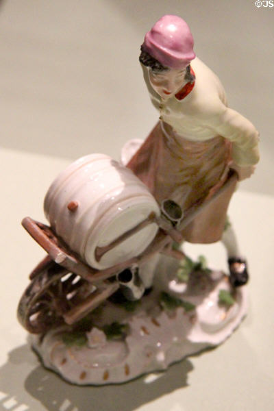 Meissen porcelain figurine of vinegar seller (c1753-54) in private collection. ON.