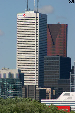 First Canadian Place & Scotia Plaza in Toronto's Financial District. Toronto, ON.