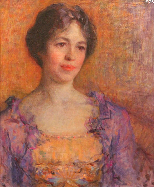 Gladys (Walker) Guest painting (1916) by Ellen Wheeler Chase at Royal Ontario Museum. Toronto, ON.