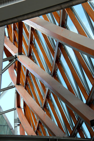 Structural details of Gehry design for Art Gallery of Ontario. Toronto, ON.