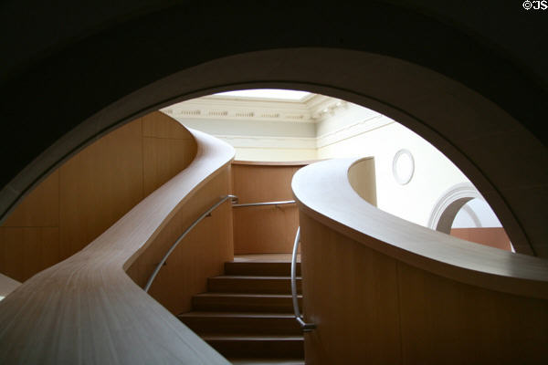 Spiral staircase at Art Gallery of Ontario. Toronto, ON.