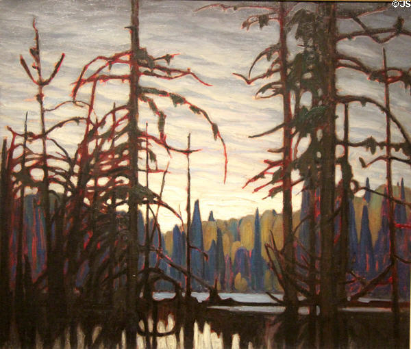 Beaver Swamp, Algoma painting (1920) by Lawren Harris at Art Gallery of Ontario. Toronto, ON.