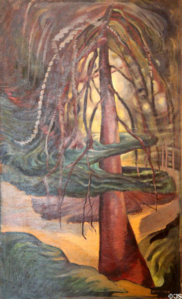 In a Circle painting (1931) by Emily Carr at Art Gallery of Ontario. Toronto, ON.
