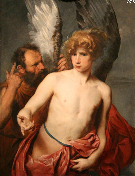 Daedalus & Icarus painting (c1620) by Anthony van Dyck at Art Gallery of Ontario. Toronto, ON.