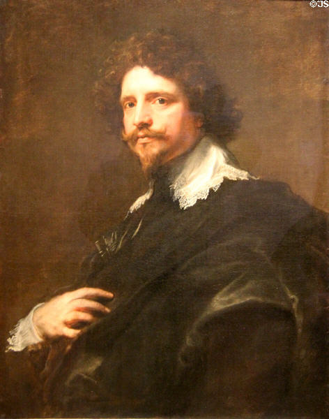 Michel Le Blon portrait (c1630-5) by Anthony van Dyck at Art Gallery of Ontario. Toronto, ON.